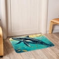 thumbnail image 6 of Whale Polyester Non-Slip Machine Washable Chair Mats Floor Mat Area Rug Set, 6 of 6