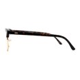 thumbnail image 3 of Iconic Brownline Half Rim Blue Light Blocking Computer Glasses Tortoise Gold, 3 of 4