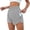 #01Light Gray, variant on Women's Athletic Shorts High Waisted Running Short Pocket 2.5" Sporty Shorts Gym Workout Shorts Purple L