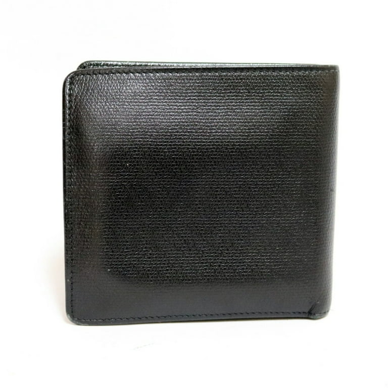 Chanel Coco Button Mark CC Leather Bi-Fold Wallet