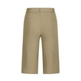 thumbnail image 4 of zbxnLI Bermuda pour Femmes Été Décontracté Taille Haute Jambe Droite Extérieur Randonnée Voyage Shorts avec Poches, 4 of 7