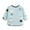 #0073-Blue, variant on Favoffer Long Sleeve Baby Infant Bibs for Toddlers, Waterproof, Boys Girls Smock with Food Catcher Pocket for Feeding, Eating