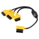 thumbnail image 2 of Cable OBD2 1 a 3 Adaptador convertidor 50 cm Extensión OBD2 Línea Y J1962M a 3-J1962F Divisor, 2 of 10