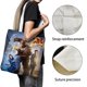 thumbnail image 3 of The Fantastic Four Bolso de tela con estampado de lienzo para mujer, bolsa de compras reutilizable y estética, con cremallera interior, regalo para mujer,38*45cm., 3 of 6