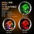thumbnail image 2 of Gaming Headset for PS5, PS4, PC,USB Wired,FFN over Ear Headphones with Noise-Cancelling Microphone, 7.1 Surround Sound, 10 RGB Lights,50mm Speakers, Black, 2 of 9