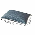thumbnail image 3 of Usloyux Under $5 Memory Foam Pillow Cover, Gel Infused Cooling Pillowcase with Zipper, Breathable Bed Pillow Protector, Removable Washable Pillow Shell for Night Sweat Relief, 3 of 6
