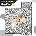 thumbnail image 4 of White and Gray Of Leopard Print Toddler Nap Mats for Kids Preschool,Sleeping Mat Bag or Kids,Toddler Sleeping Bag,Toddler Nap Mat or Daycare, 4 of 6