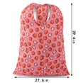 thumbnail image 2 of Bolsa de lavandería Sanlykate extra grande con cordón de 70 x 100 cm, color rosa, 2 of 7