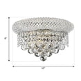 thumbnail image 2 of Worldwide Lighting W23018C12 Empire Collection 2 Light Chrome Finish with Clear Crystal Wall Sconce, 2 of 5