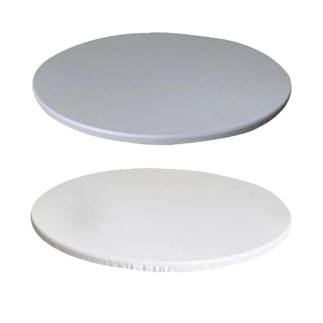2 X Mantel de Interior para Exteriores, , con Bordes Elásticos, Ajustados, hasta 36 Pulgadas Sunnimix Mantel elástico redondo