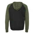 thumbnail image 3 of Independent Adult Lightweight Jersey Raglan Zip Hooded - Independent Trading Company, 3 of 3