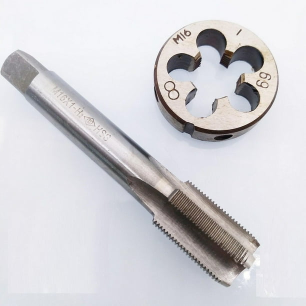 Hss M16 X 1mm Tap & M16X 1mm Die Metric Thread Right Hand High Speed