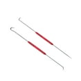 thumbnail image 2 of Gancho de sello de aceite, Mango antideslizante, Extractor de 21cm, multiusos, portátil, resistente, 2 piezas rojo plata, 2 of 8