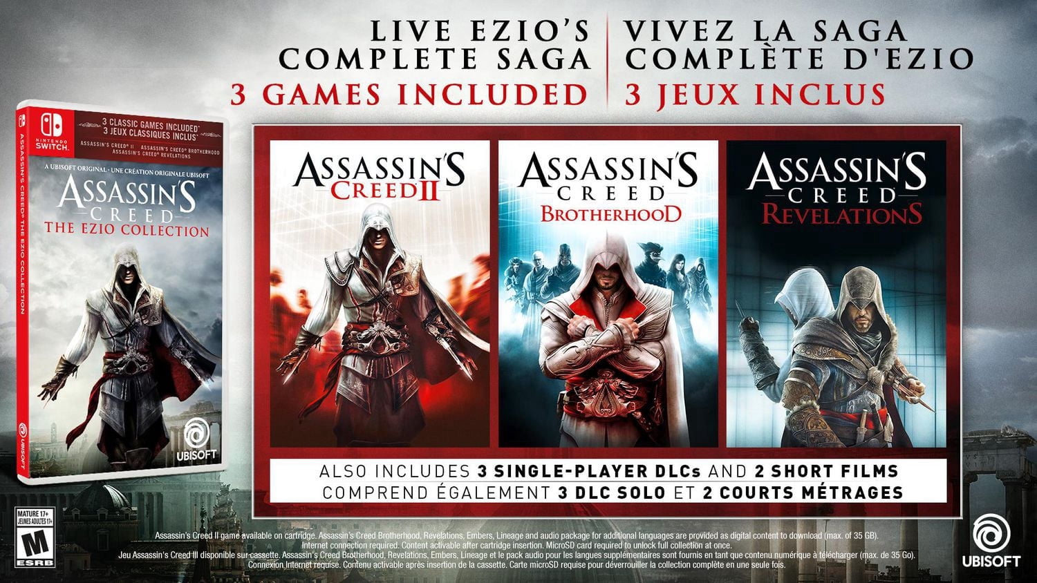 Jeux video Assassin's Creed The Ezio Collection pour (Nintendo Switch)