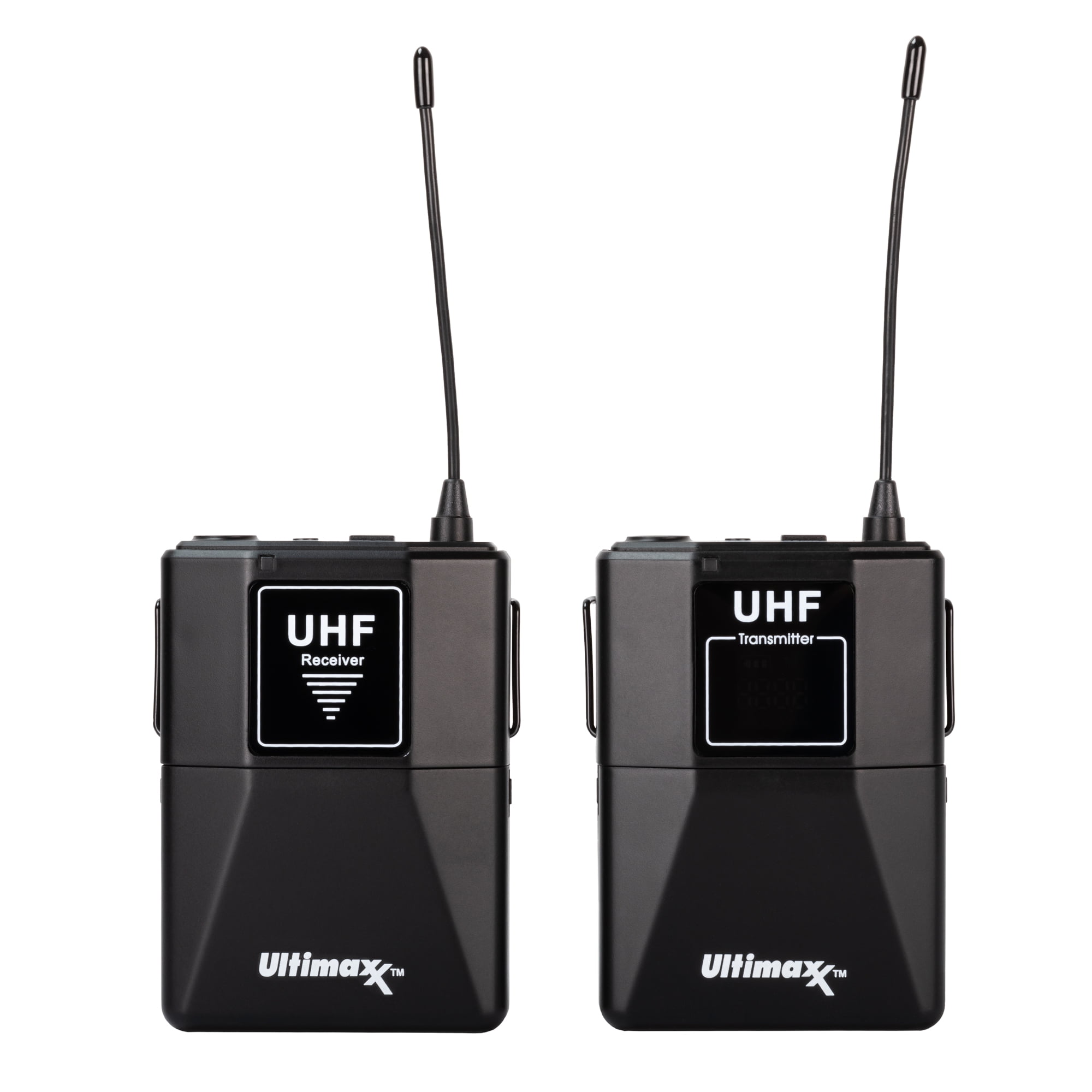 Ultimaxx Wireless Microphone Kit with Lavalier & Handheld Microphones, Cables & More