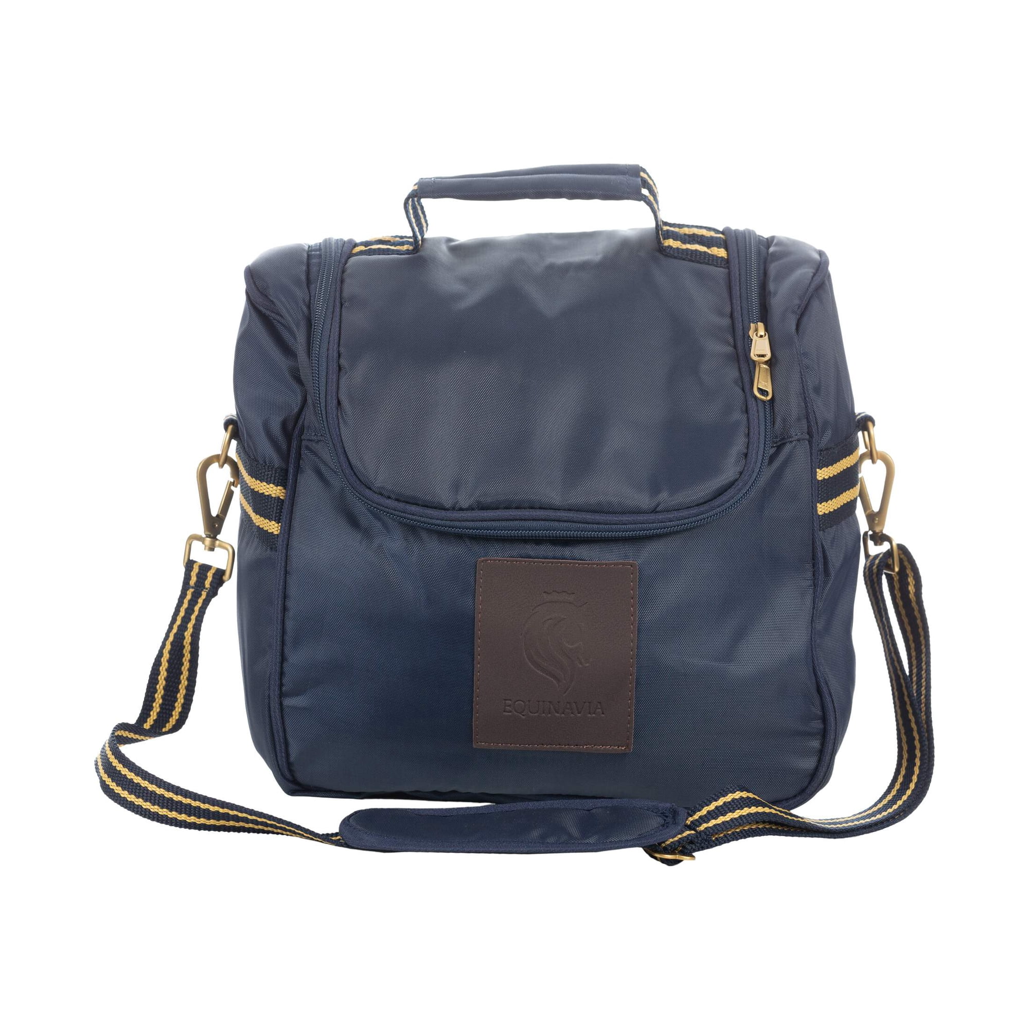 Equinavia Darby Zip Top Equestrian Horse Grooming Bag with Shoulder Strap | 6.5 x 11 x 13