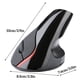 thumbnail image 5 of Bearachild Ratón inalámbrico recargable Gamer ergonómico óptico 2,4G 1600 DPI USB ergonómico Vertical ratón para PC Gaming Laptop Juegos de teclado y mouse para computadora, 5 of 6