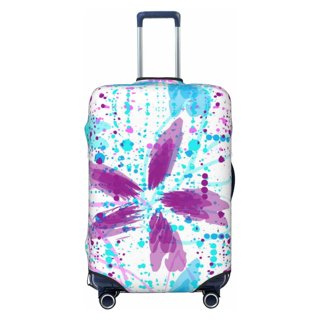 Travel Luggage Protective Cover For 18-21 Inches Suitcase Protect Cover  Letter Print Trolley Elastic Dust-proof Accessory Cover