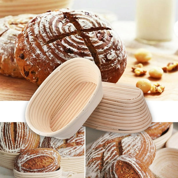 Oval Bread Proofing Basket, Bread Dough Proofing Rattan Basket