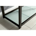 thumbnail image 2 of Kingston Brass KVSP4922B5 Kingston Commercial 49" Stainless Steel Console Sink with Steel Base and Glass Shelf (8-Inch, 3-Hole), Brushed/Oil Rubbed Bronze, 2 of 6