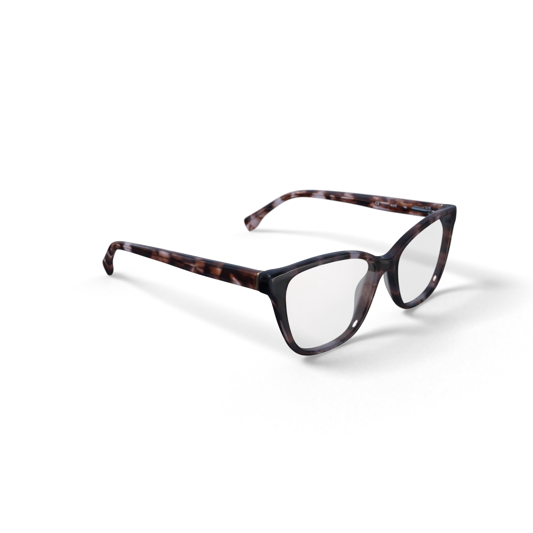 Walmart Women's Hannah Cat Eye Prescription Eyeglasses with Case, Brown Tortoise