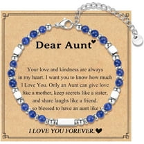 Mothers Day Gifts for Mom Aunt New Mom to Be Bonus Mom Mother in Law, Tiny Stone Bracelets Birthday Christmas Jewelry Presents for Women