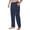 Navy blue, variant on FEDTOSING Men's Sweatpants Cotton Jogger Male Loose Fit with Pockets Black,up to 3XL