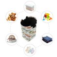 thumbnail image 7 of Yayeee Freestanding Laundry Hamper with Handle Collapsible Large Storage Basket for Clothes, Abstract Fish Pattern, 7 of 7