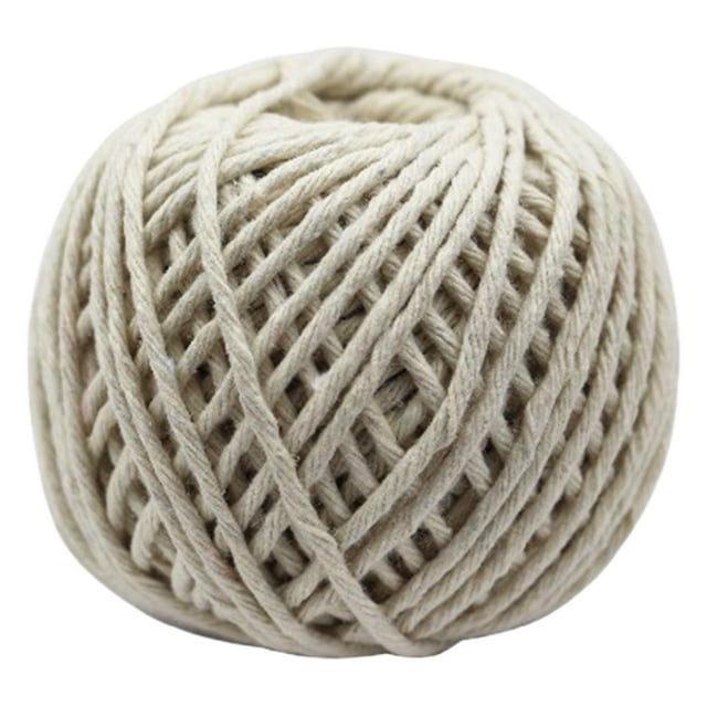 Natural Cotton Tie String for Cooking, Barbecue, And Arts, Eco-Friendly, Suitable for Various Applications, 1 Roll of Thread