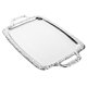 thumbnail image 3 of Plato rectangular de acero inoxidable para servir alimentos, bandeja para servir aperitivos y frutas con asa., 3 of 6