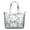 White-102, variant on Colorful Vibrant Indian Tribal Paisley Tote - Zippered Pocket & Side Compartments