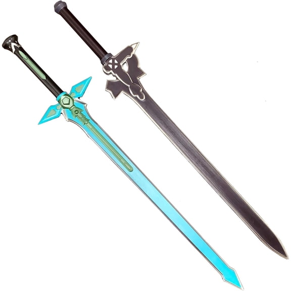 SAO Kirito’s Foam Fantasy Hero Set – Elucidator & Dark Repulser Combo for Display, Gift, or Collector’s Showcase