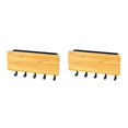 thumbnail image 1 of Bearachild Key Holder Letter Storage Door Rack Hanger Organizer Hooks Wall 2piezas Gancho negro, 1 of 1