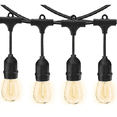thumbnail image 1 of Vintage Serie Cadena De Luces LED Focos De Plastico Incluidos Guirnaldas Vintage Para Exterior Jardin Resistentes Al Agua Impermeable Clavija Enchufable Expansible (15 Focos, 5 Metros, Luz Calida) genérica serie de focos, 1 of 9