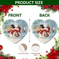 thumbnail image 3 of 2025 Christmas Ornament - Snowman Couple & Hummingbird Ceramic Ornament, Festive Hanging Keepsake for Christmas Tree, for Snowman Lovers, Family, Friends - Christmas Ornament -..., 3 of 5