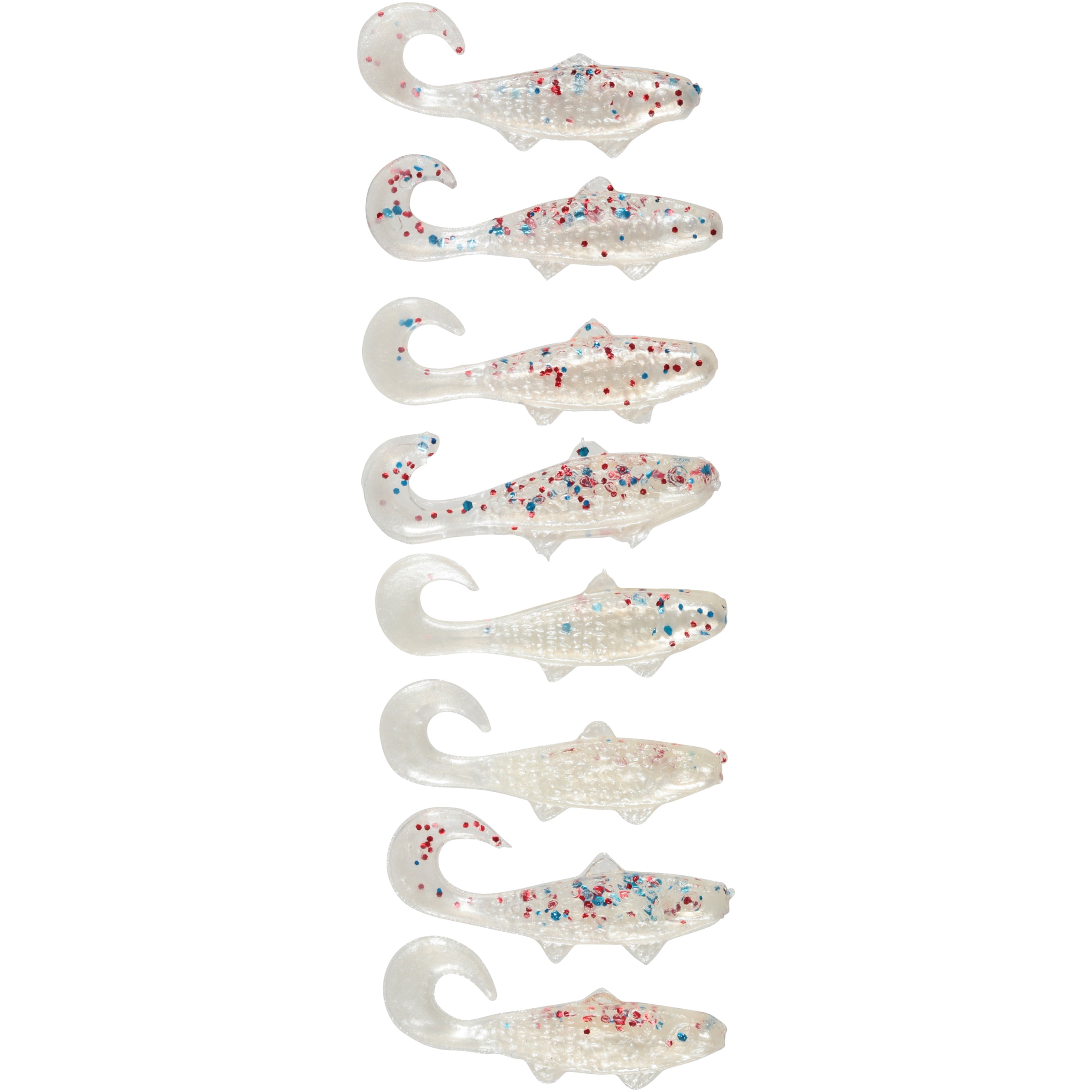 LuckEStrike Crappie Magic Firecracker/White 2" Swim N Minnow Fishing