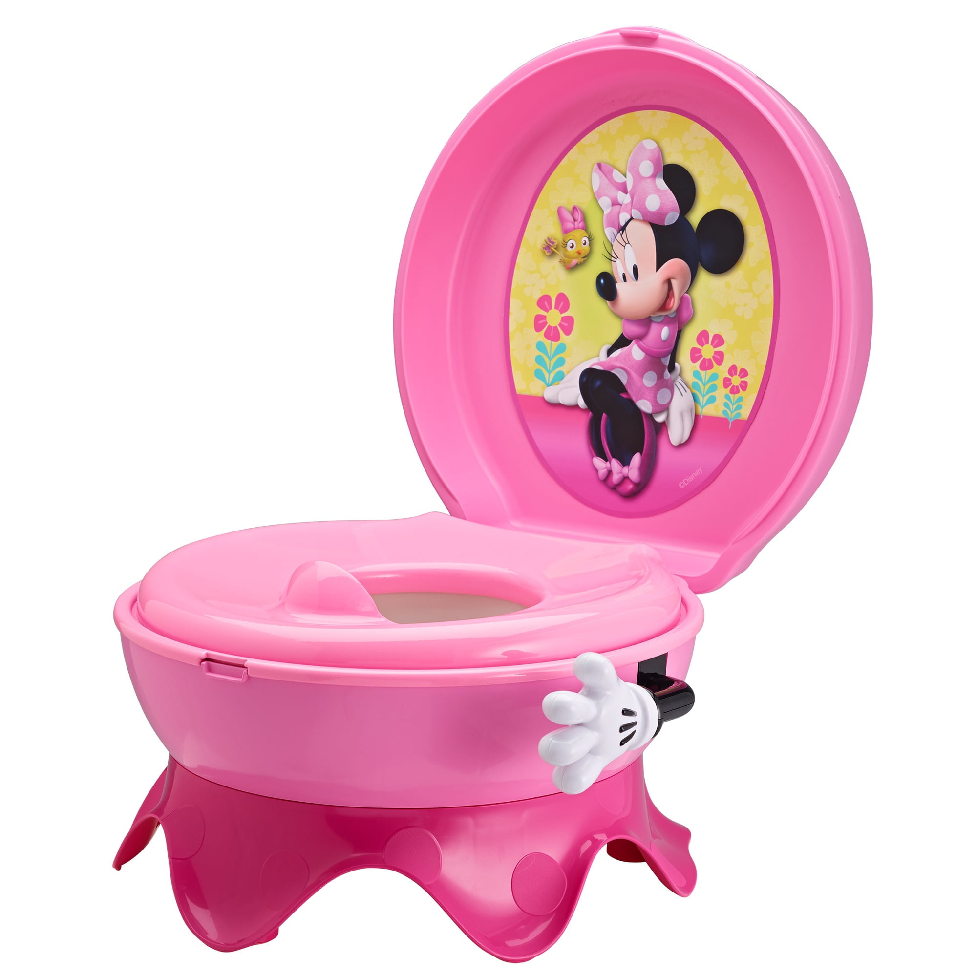 Disney Soft Padded Minnie Mickey Mouse Pink Blue Kids Potty Toilet Training Seat 