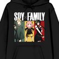 thumbnail image 2 of Spy x Family Forger Family Adult Black Graphic Hoodie-XS, 2 of 4