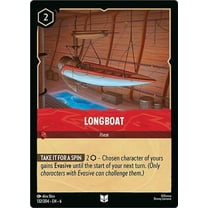 Disney Lorcana Azurite Sea Uncommon Longboat #132