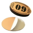 thumbnail image 7 of (Pack of 20) Aspire Acrylic Numbers Sign, Oval Number Tag, Self-Adhesive, 3-1/5" L x 2" W, 7 of 7