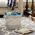 thumbnail image 2 of Household Essentials KRUSH CONTAINER Round Hamper Storage Basket with Short Handles, 2 of 4