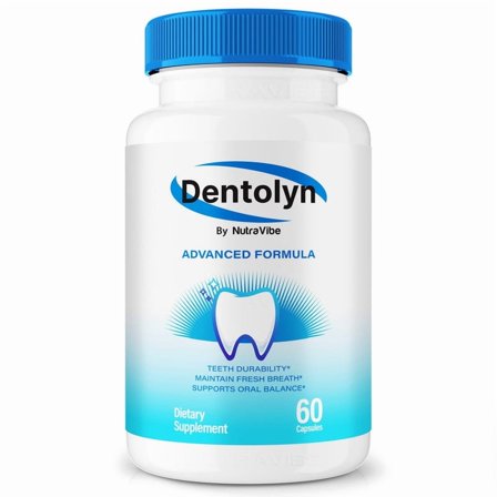 Dentolyn – Original Dentolyn Formula for Fresh Breath, Teeth and Gum Support, and Oral Wellness | Clean, Easy-to-Swallow Pills for Daily Mouth Care (60 Capsules)