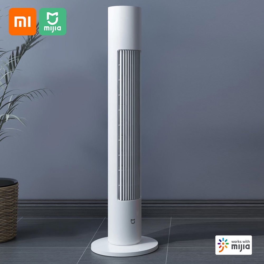 Xiaomi Mijia Bladeless Tower Fan BPTS01DM DC Frequency Conversion Summer  Cooling Air Conditioner Cooler APP Control for Home Office Desk Tower Fan |  Walmart Canada