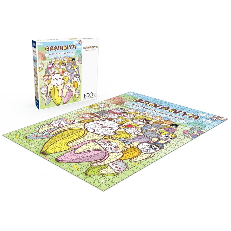 Buffalo Games Bananya Curious Bunch 100-Piece Jigsaw Puzzle