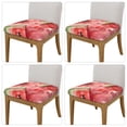 thumbnail image 2 of Fuzoiu Refreshing Watermelon Slices Print Square Cushion Cover,Couch Cushion Covers, Stretch Seat Slipcover for Dining Chairs, Banquets, and Home Decor-Four Pieces, 2 of 7