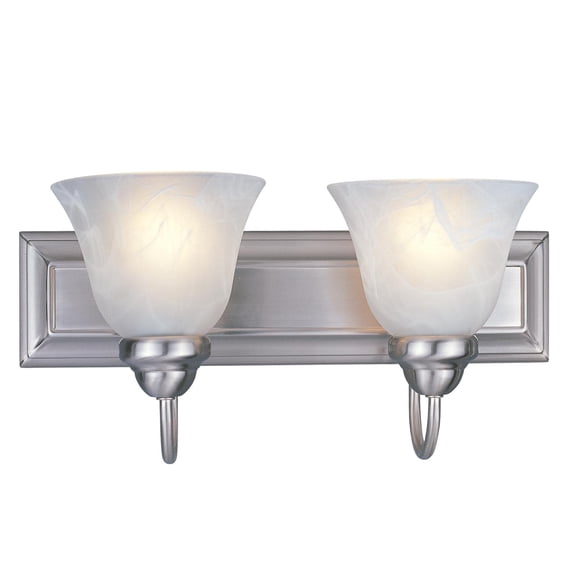 Z-Lite Lexington 2-Light Vanity, Brushed Nickel