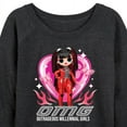 thumbnail image 3 of LOL OMG! Fashion Dolls - Spicy Babe - Hearts & Flames - Women's Lightweight French Terry Long Sleeve Shirt, 3 of 5