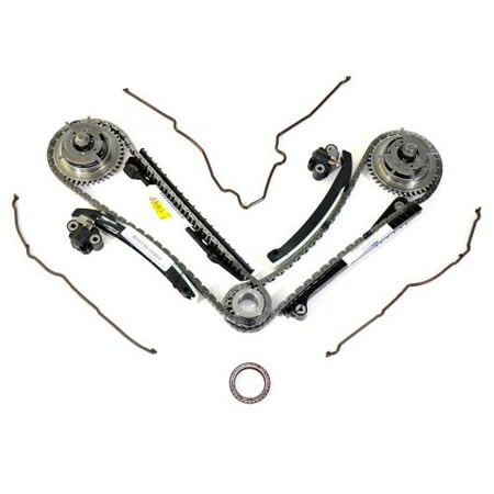 Ford 5.4L 3V Camshaft Drive Phaser Repair Kit - Phaser Sprockets, Tensioners, Guides, Chains (Best Chain Tensioner Fixed Gear)