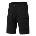 thumbnail image 5 of YLSDY Men's Cargo Shorts Quick Dry Lightweight Summer Casual Flat Front Shorts for Men Work Golf Outdoor Hiking Sports Shorts Black L, 5 of 9