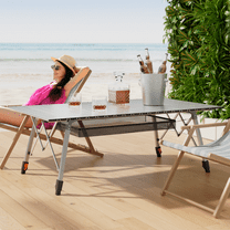 Aluminum 47" Camping Folding Table Patio Picnic Desk Lightweight w/ Storage Bag